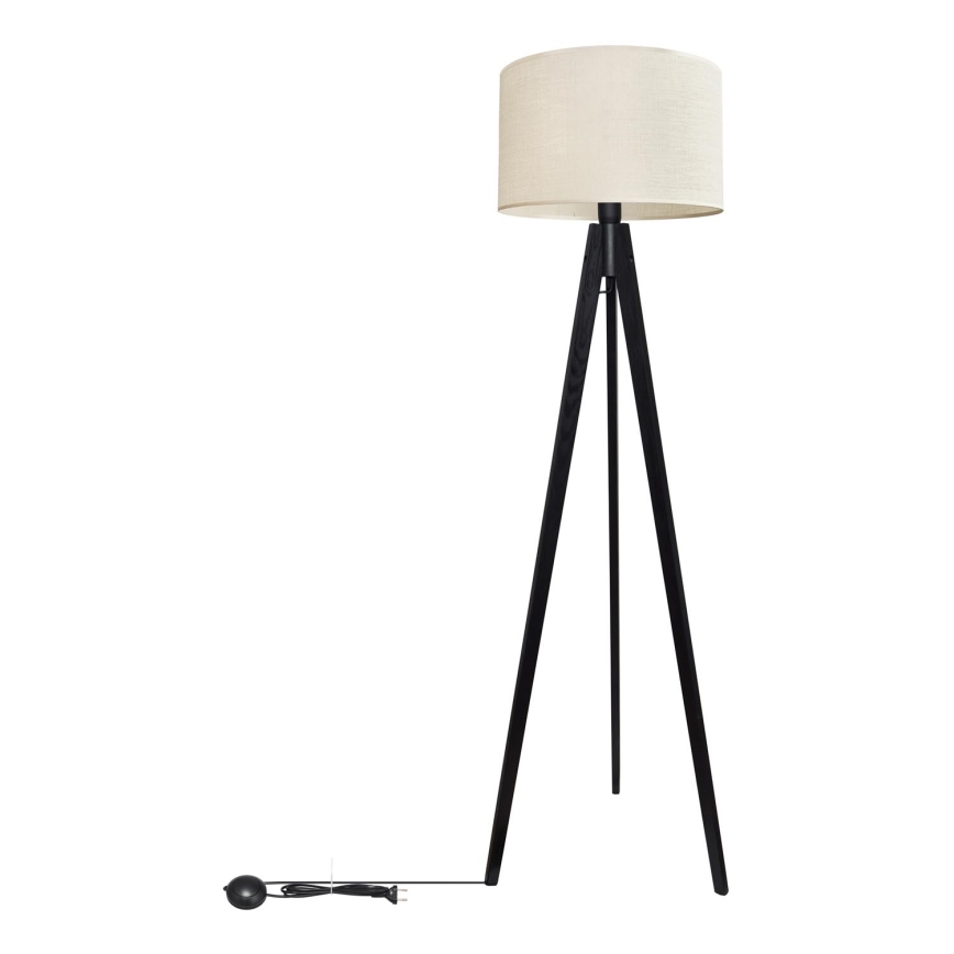 Lampa podłogowa ALBA 1xE27/15W/230V kremowy/sosna