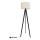 Lampa podłogowa ALBA 1xE27/15W/230V kremowy/sosna