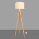 Lampa podłogowa ALBA 1xE27/60W/230V kremowy/dąb