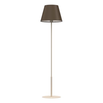 Lampa podłogowa ARDEN 1xE27/15W/230V beżowa/brązowa