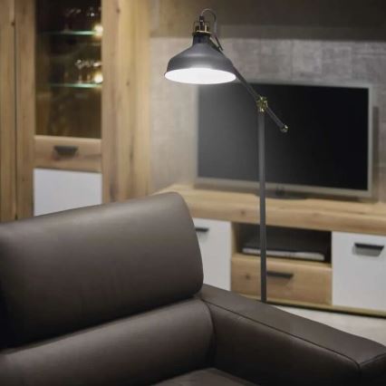 Lampa podłogowa ARTHUR 1xE27/25W/230V szara