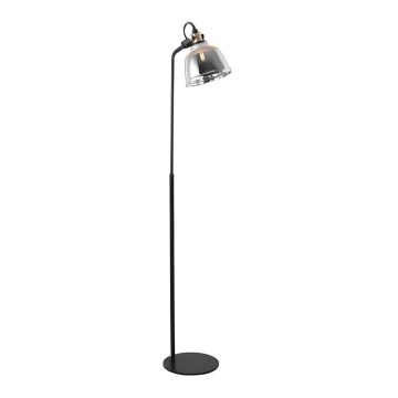 Lampa podłogowa ASGARD 1xE27/11W/230V szary/czarny/złoty