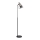 Lampa podłogowa ASGARD 1xE27/11W/230V szary/czarny/złoty