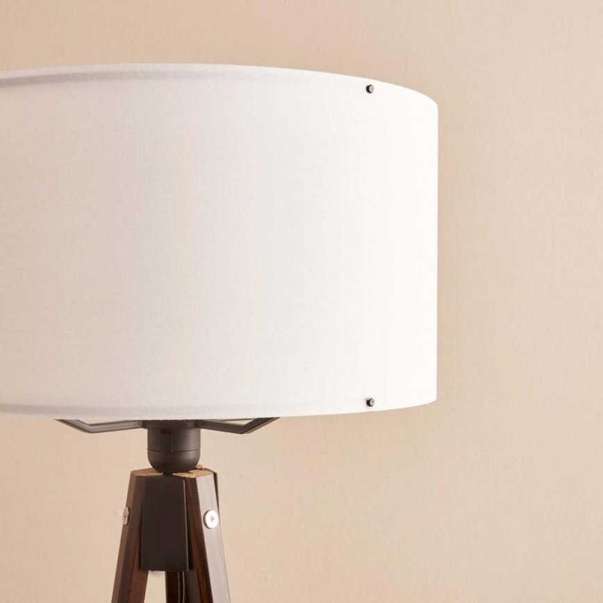 Lampa podłogowa AYD 1xE27/40W/230V brązowa/beżowa
