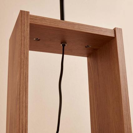 Lampa podłogowa AYD 1xE27/40W/230V brązowa/beżowa