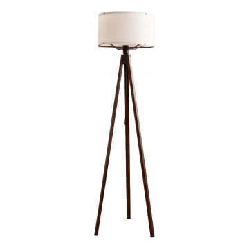 Lampa podłogowa AYD 1xE27/40W/230V brązowa/biała