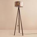 Lampa podłogowa AYD 1xE27/40W/230V brązowa/wielobarwna