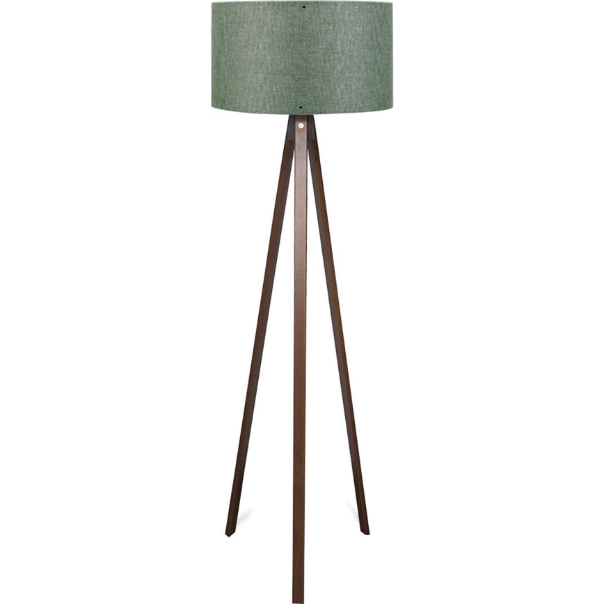 Lampa podłogowa AYD 1xE27/40W/230V brązowa/zielona