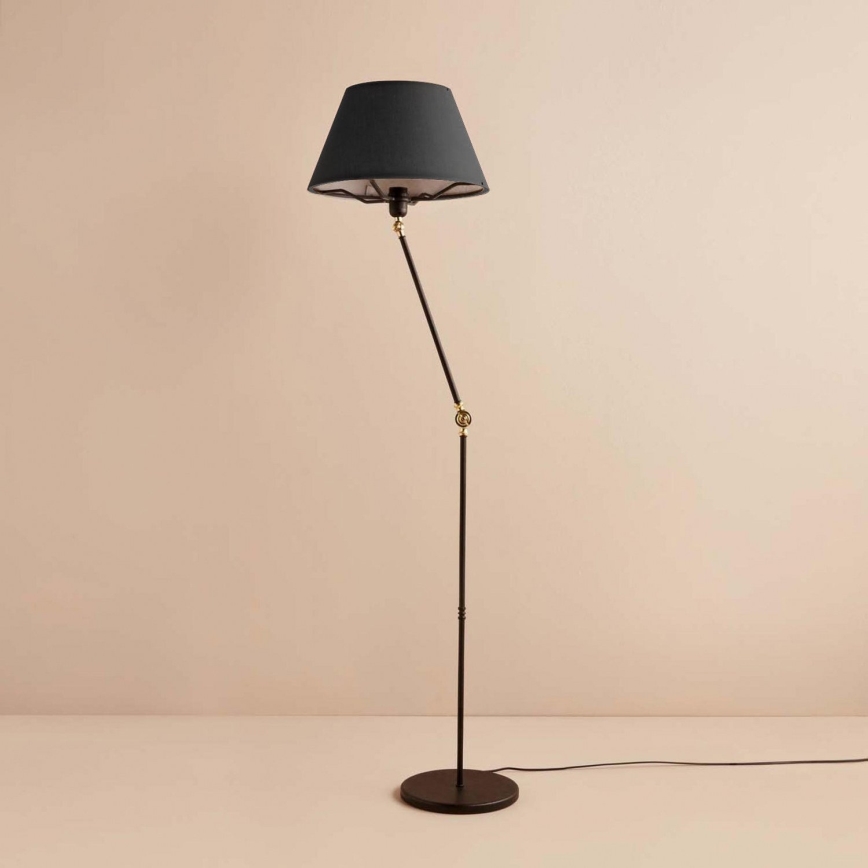 Lampa podłogowa AYD 1xE27/40W/230V czarna