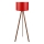 Lampa podłogowa AYD 1xE27/40W/230V czerwona/brązowa