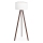 Lampa podłogowa AYD 1xE27/60W/230V biała/brązowa