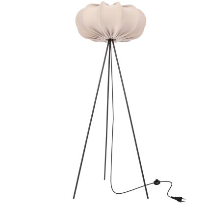 Lampa podłogowa CAFEE 1xE27/40W/230V beżowa/czarna
