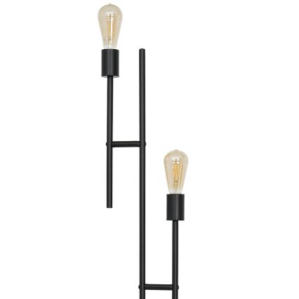 Lampa podłogowa CARTAGO 2xE27/60W/230V czarny