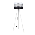 Lampa podłogowa CORAL 1xE27/60W/230V biała/czarna/matowy chrom