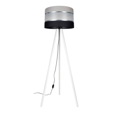 Lampa podłogowa CORAL 1xE27/60W/230V biała/czarna/szara/matowy chrom