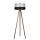Lampa podłogowa CORAL 1xE27/60W/230V brązowa/czarna/biała/matowy chrom