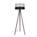 Lampa podłogowa CORAL 1xE27/60W/230V brązowa/czarna/biała/złota