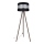 Lampa podłogowa CORAL 1xE27/60W/230V brązowa/czarna/matowy chrom