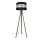 Lampa podłogowa CORAL 1xE27/60W/230V brązowa/czarna/matowy chrom