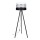 Lampa podłogowa CORAL 1xE27/60W/230V wenge/czarna/biała/matowy chrom