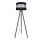 Lampa podłogowa CORAL 1xE27/60W/230V wenge/czarna/matowy chrom