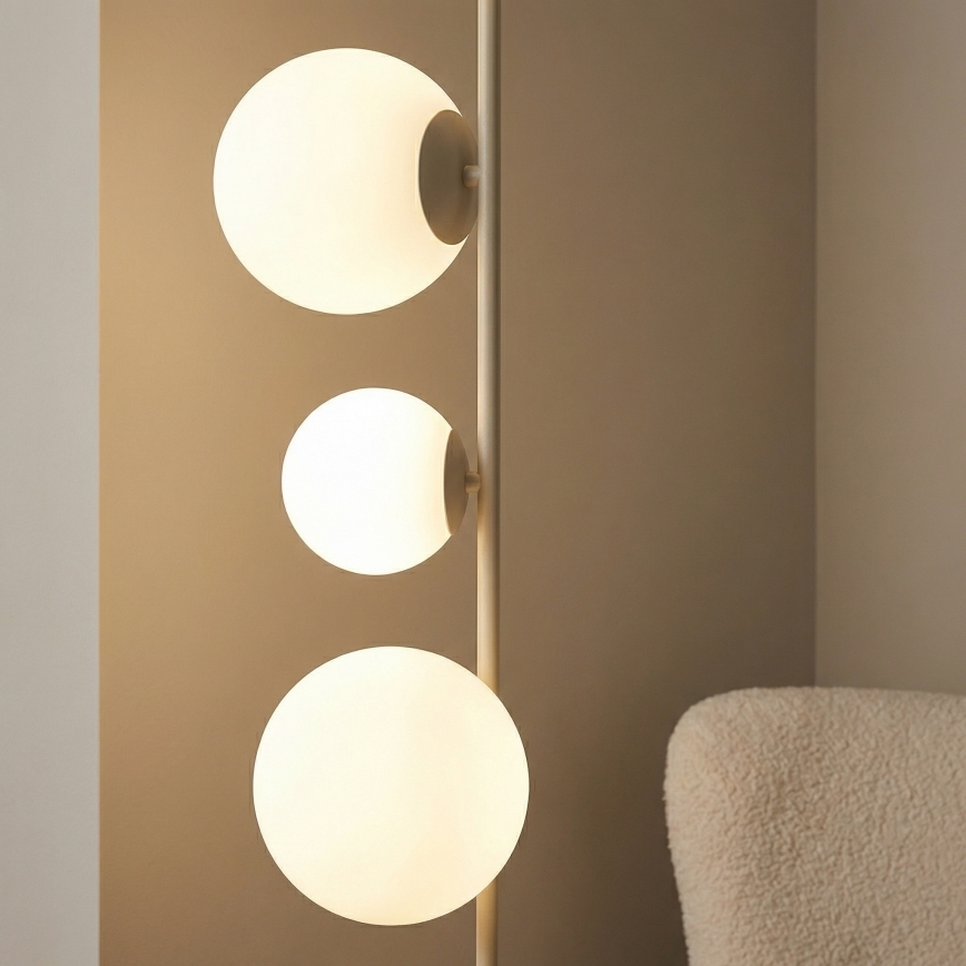 Lampa podłogowa ETNO 4xG9/8W/230V beżowa