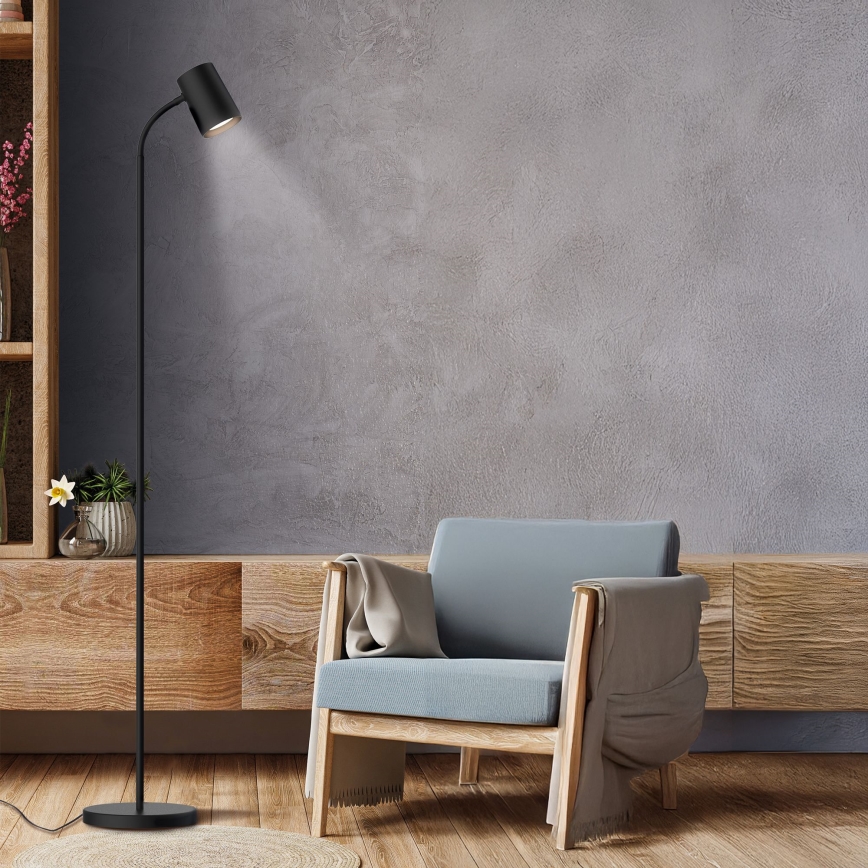 Lampa podłogowa FELIX 1xGU10/9W/230V czarne