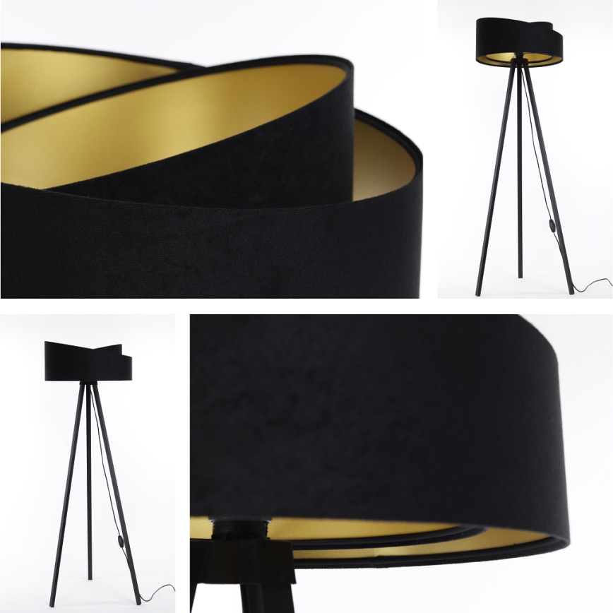 Lampa podłogowa GALAXY 1xE27/60W/230V czarny