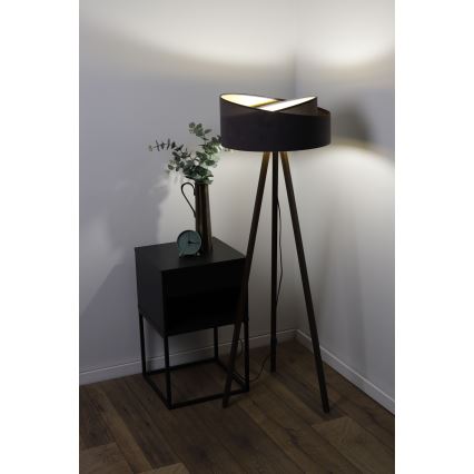 Lampa podłogowa GALAXY 1xE27/60W/230V szare/brązowy