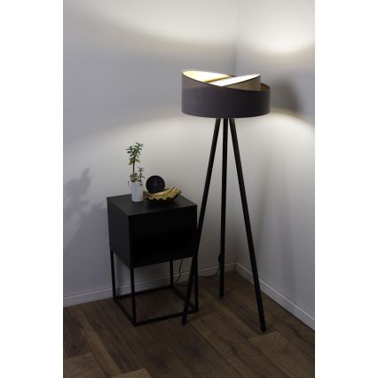 Lampa podłogowa GALAXY 1xE27/60W/230V szary/czarny