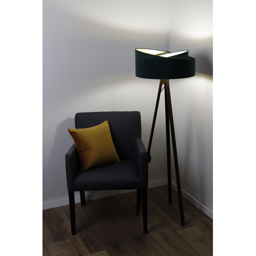 Lampa podłogowa GALAXY 1xE27/60W/230V zielony/czarny