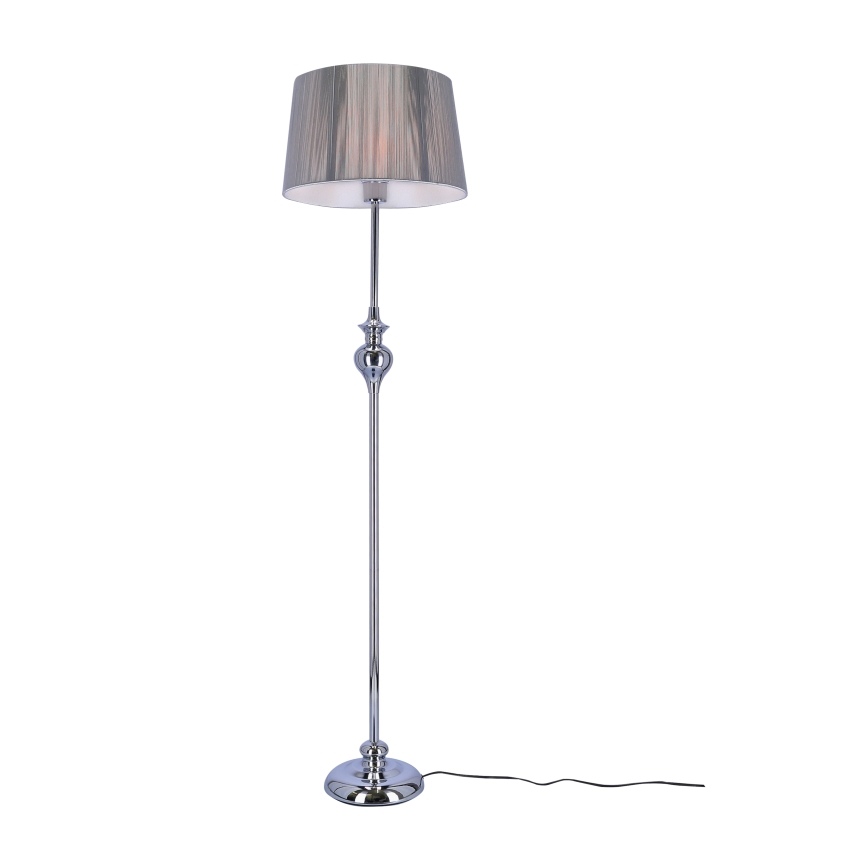 Lampa podłogowa GILLENIA 1xE27/60W/230V srebrny