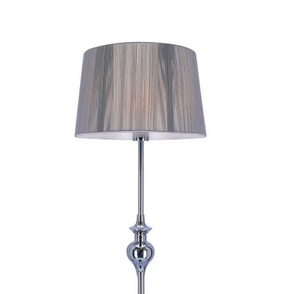 Lampa podłogowa GILLENIA 1xE27/60W/230V srebrny