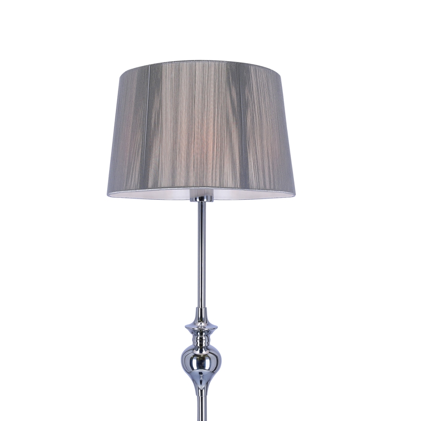 Lampa podłogowa GILLENIA 1xE27/60W/230V srebrny