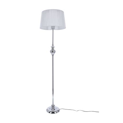 Lampa podłogowa GILLENIA 1xE27/60W/230V srebrny