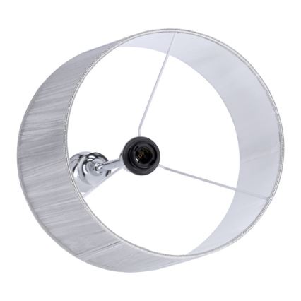 Lampa podłogowa GILLENIA 1xE27/60W/230V srebrny
