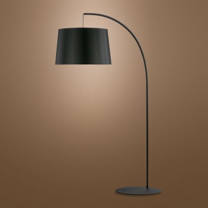 Lampa podłogowa HANG 1xE27/25W/230V czarny