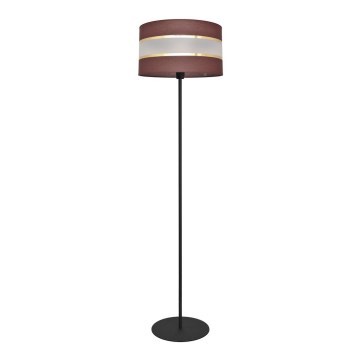 Lampa podłogowa HELEN 1xE27/15W/230V brązowy/czarny/złoty