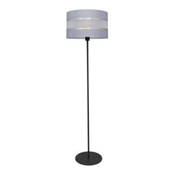 Lampa podłogowa HELEN 1xE27/15W/230V szary/czarny
