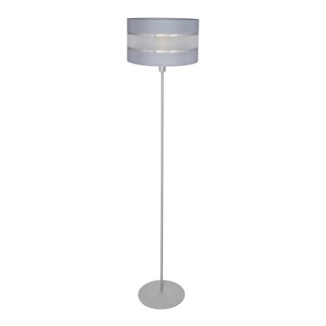 Lampa podłogowa HELEN 1xE27/15W/230V szary/srebrny