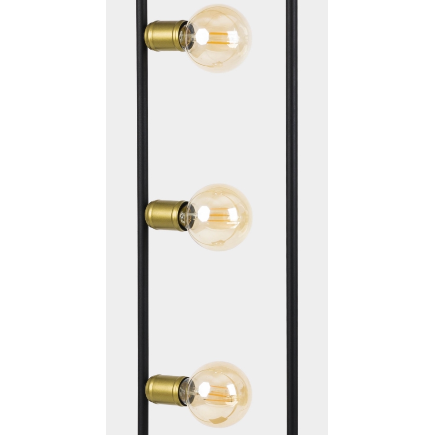 Lampa podłogowa HYDRIA 3xE27/60W/230V czarna