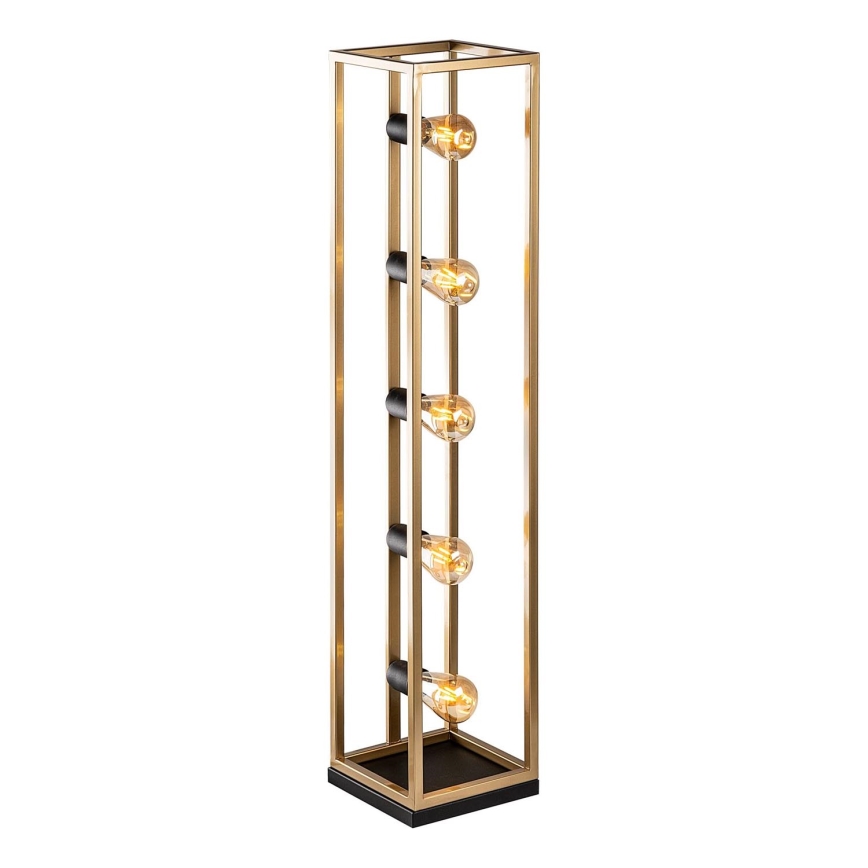 Lampa podłogowa KAFES 5xE27/40W/230V złota