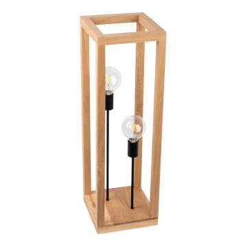 Lampa podłogowa KAGO 2xE27/60W/230V dąb matowy