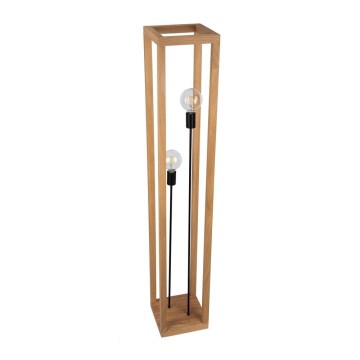 Lampa podłogowa KAGO 2xE27/60W/230V dąb matowy