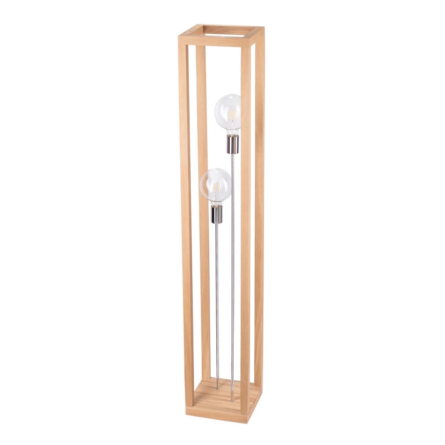 Lampa podłogowa KAGO 2xE27/60W/230V dąb matowy