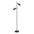 Lampa podłogowa KWIAT 2xGU10/8W/230V czarna