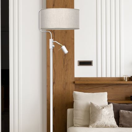 Lampa podłogowa LINO 1xE27/40W/230V + 1xGU10-MR11/7W