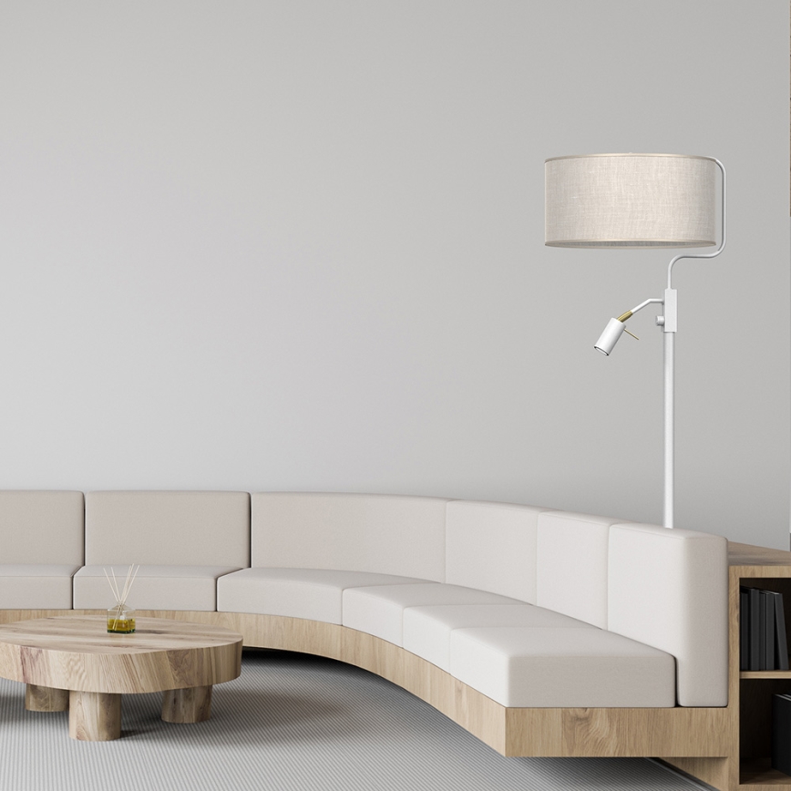 Lampa podłogowa LINO 1xE27/40W/230V + 1xGU10-MR11/7W