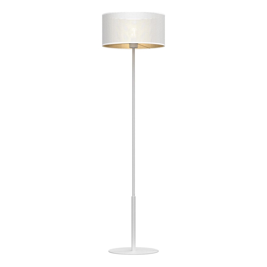 Lampa podłogowa LOFT SHADE 1xE27/60W/230V biały/złoty