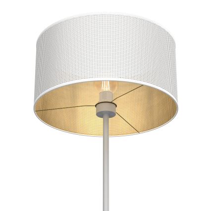 Lampa podłogowa LOFT SHADE 1xE27/60W/230V biały/złoty